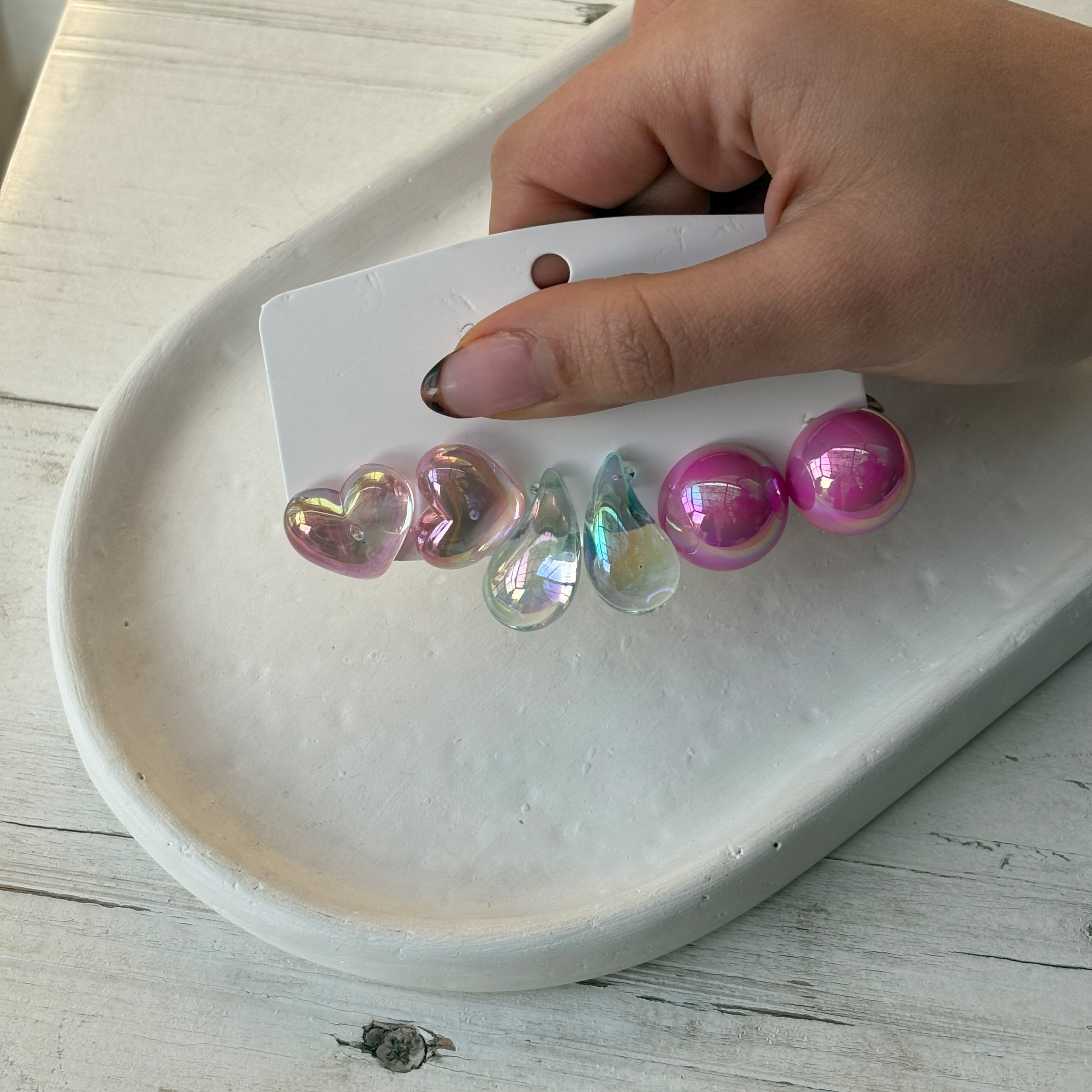 گوشواره پکی آبنباتی کد E301
