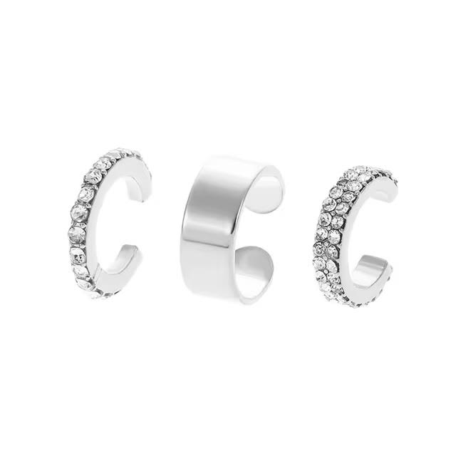 گوشواره ایر کاف 3 عددی مینیمال کد E60